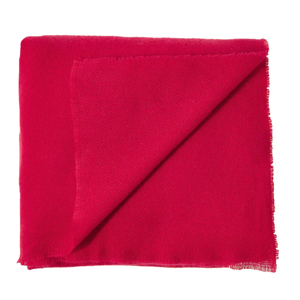 Accessorize London Women's Red Wells Supersoft Blanket
