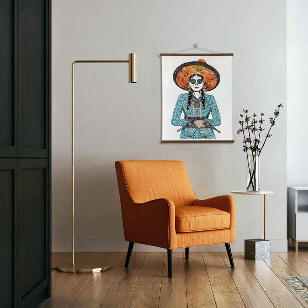 ADELITA (BLUE) limited edition paper print