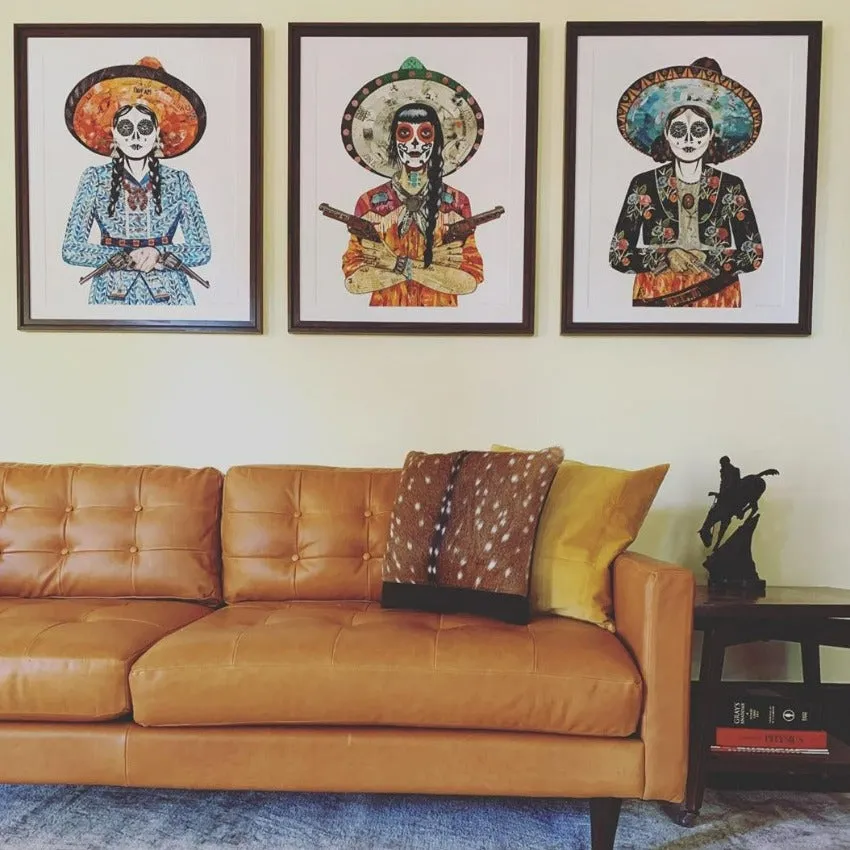 ADELITA (BLUE) limited edition paper print