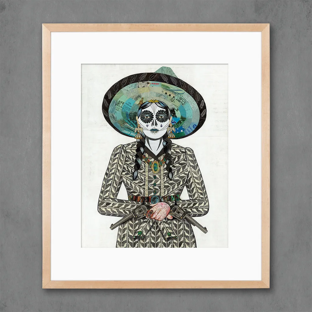 ADELITA (GRAY) limited edition paper print