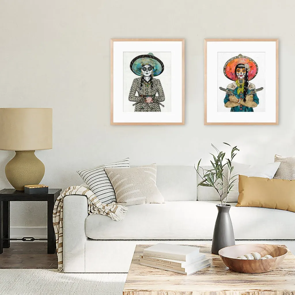 ADELITA (GRAY) limited edition paper print