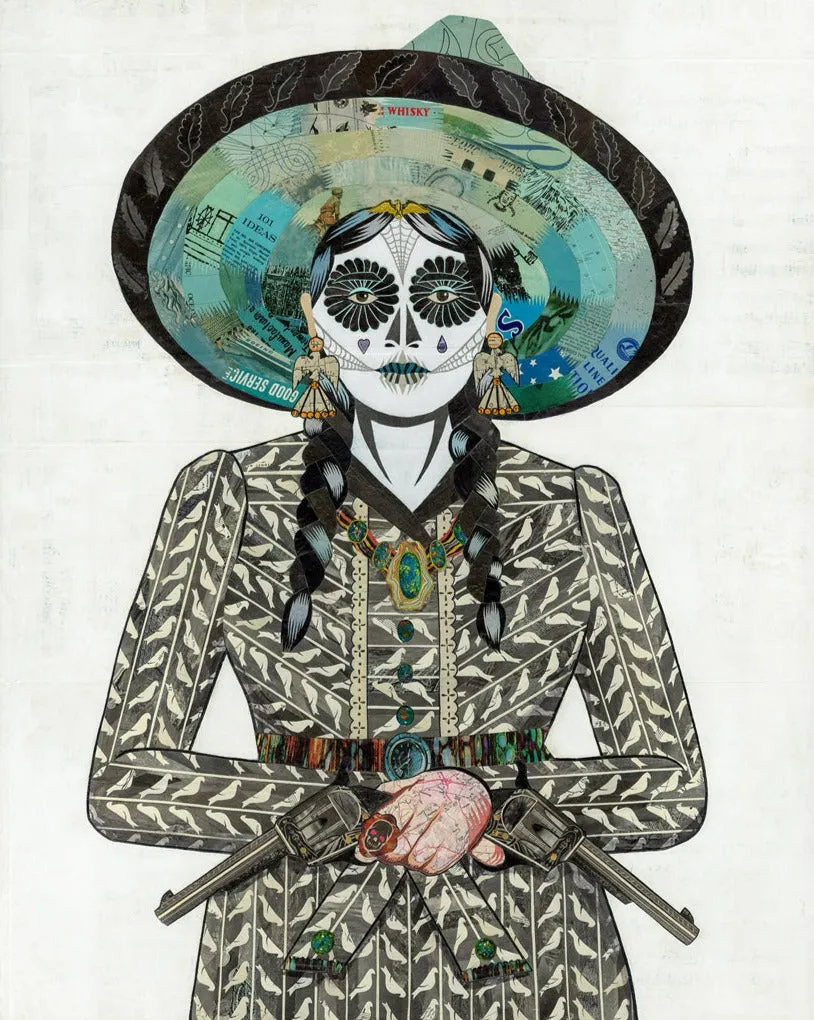 ADELITA (GRAY) limited edition paper print