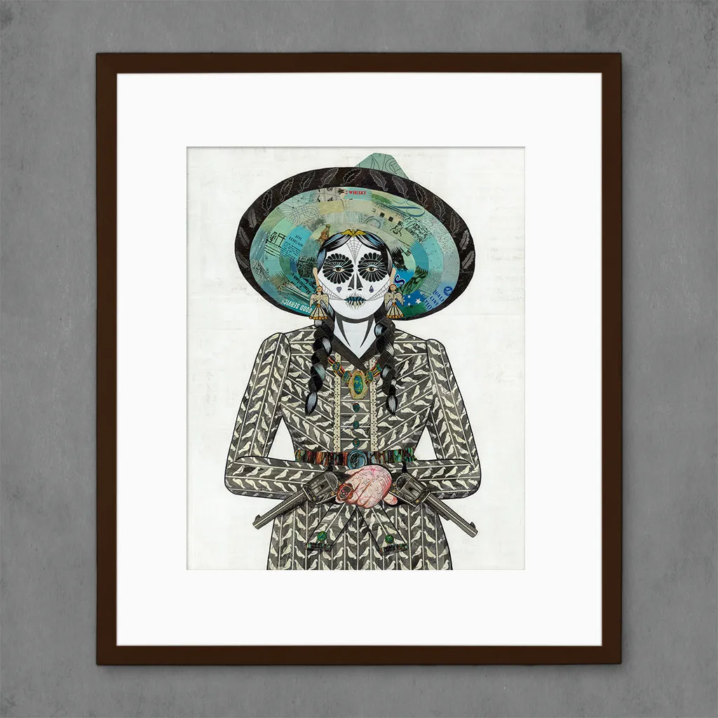 ADELITA (GRAY) limited edition paper print