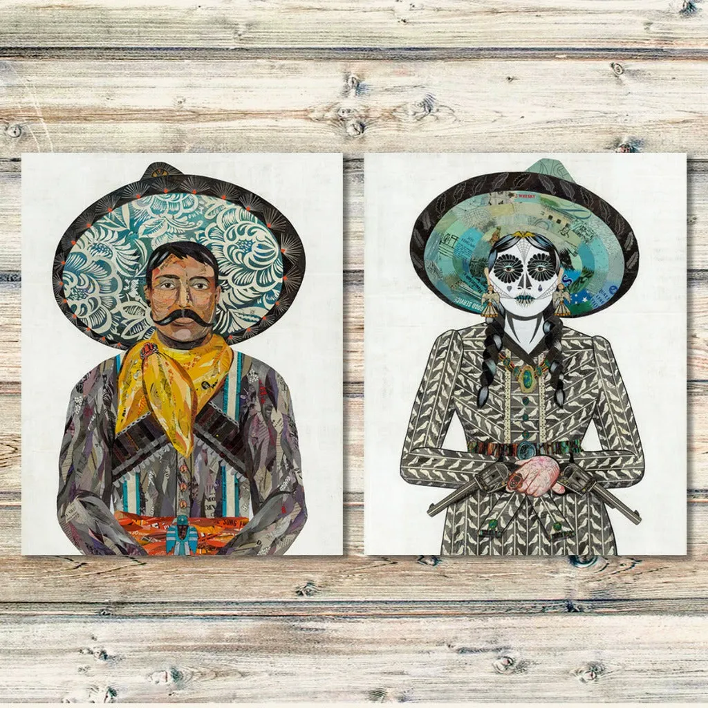 ADELITA (GRAY) limited edition paper print