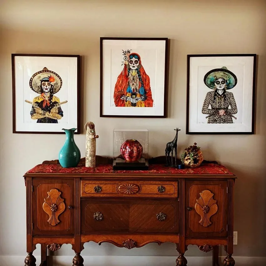 ADELITA (GRAY) limited edition paper print