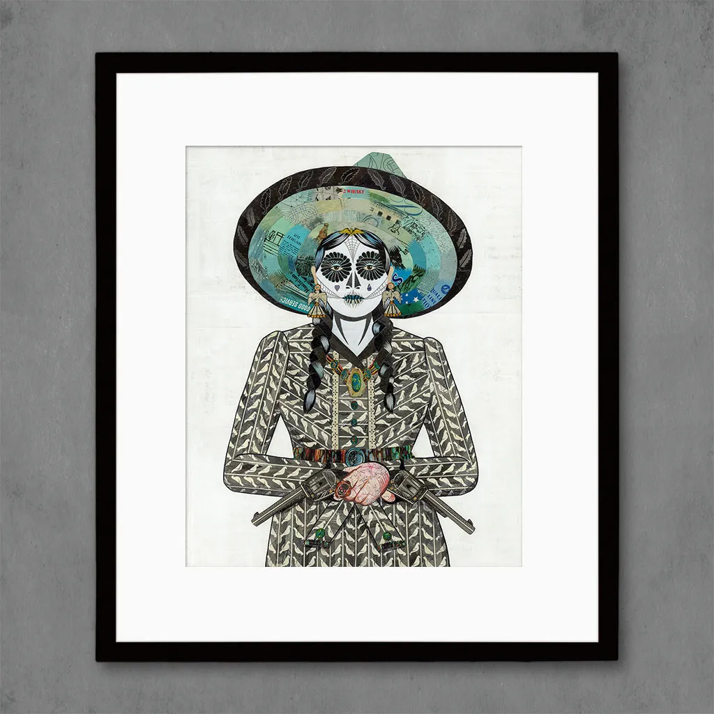 ADELITA (GRAY) limited edition paper print
