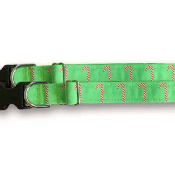 Candy Cane Christmas Collar