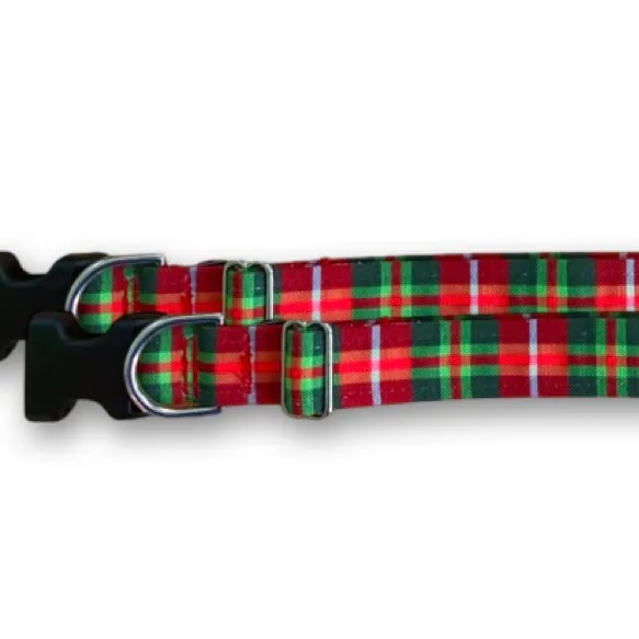 Classic Christmas Plaid Collar