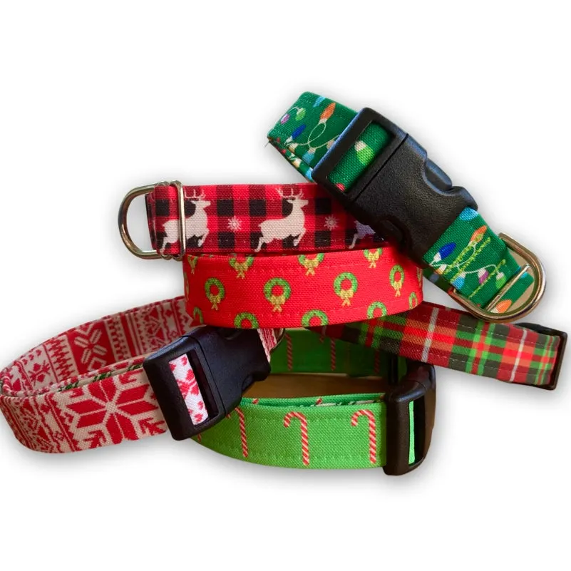 Classic Christmas Plaid Collar