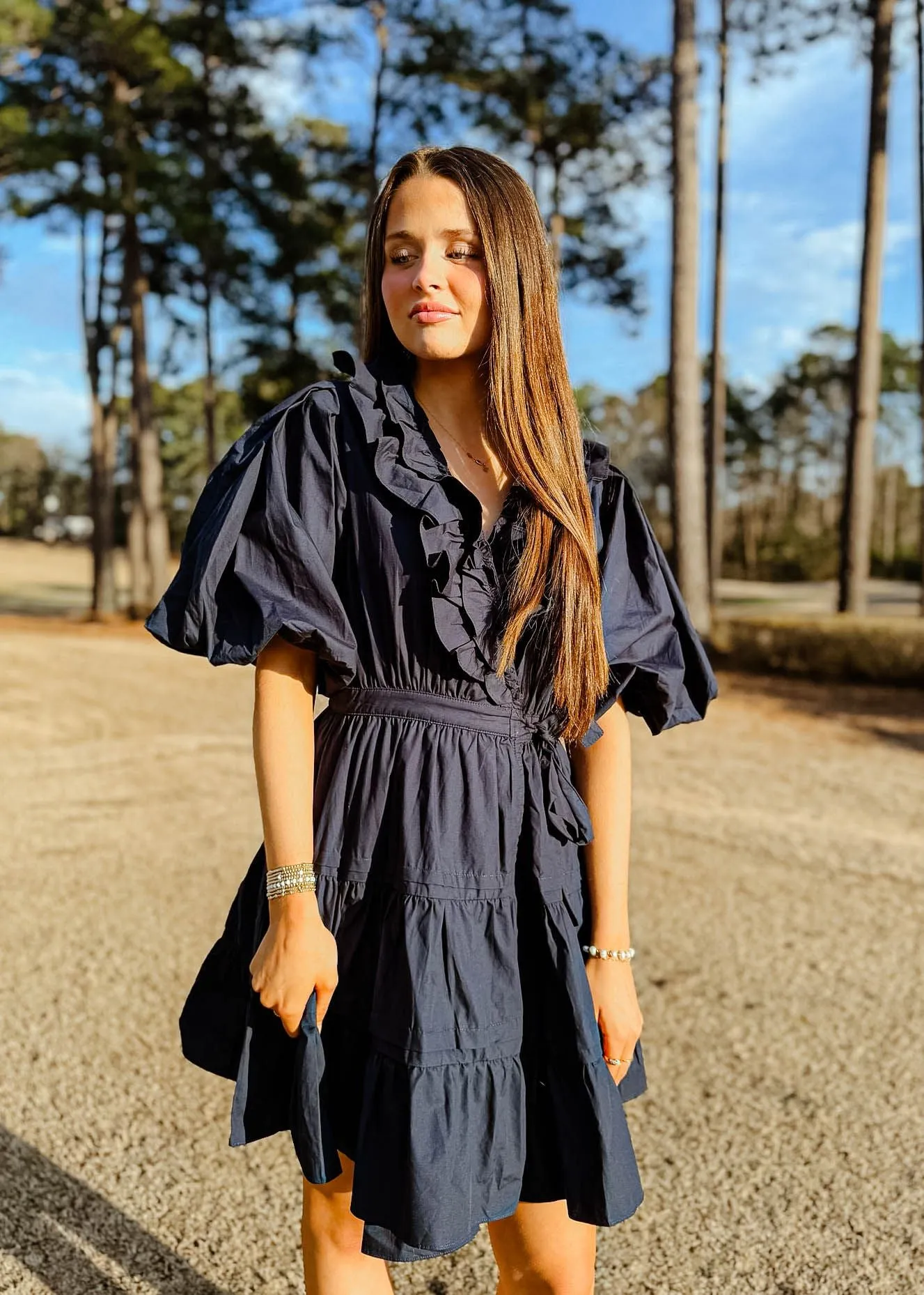 Delilah Tiered Mini Dress