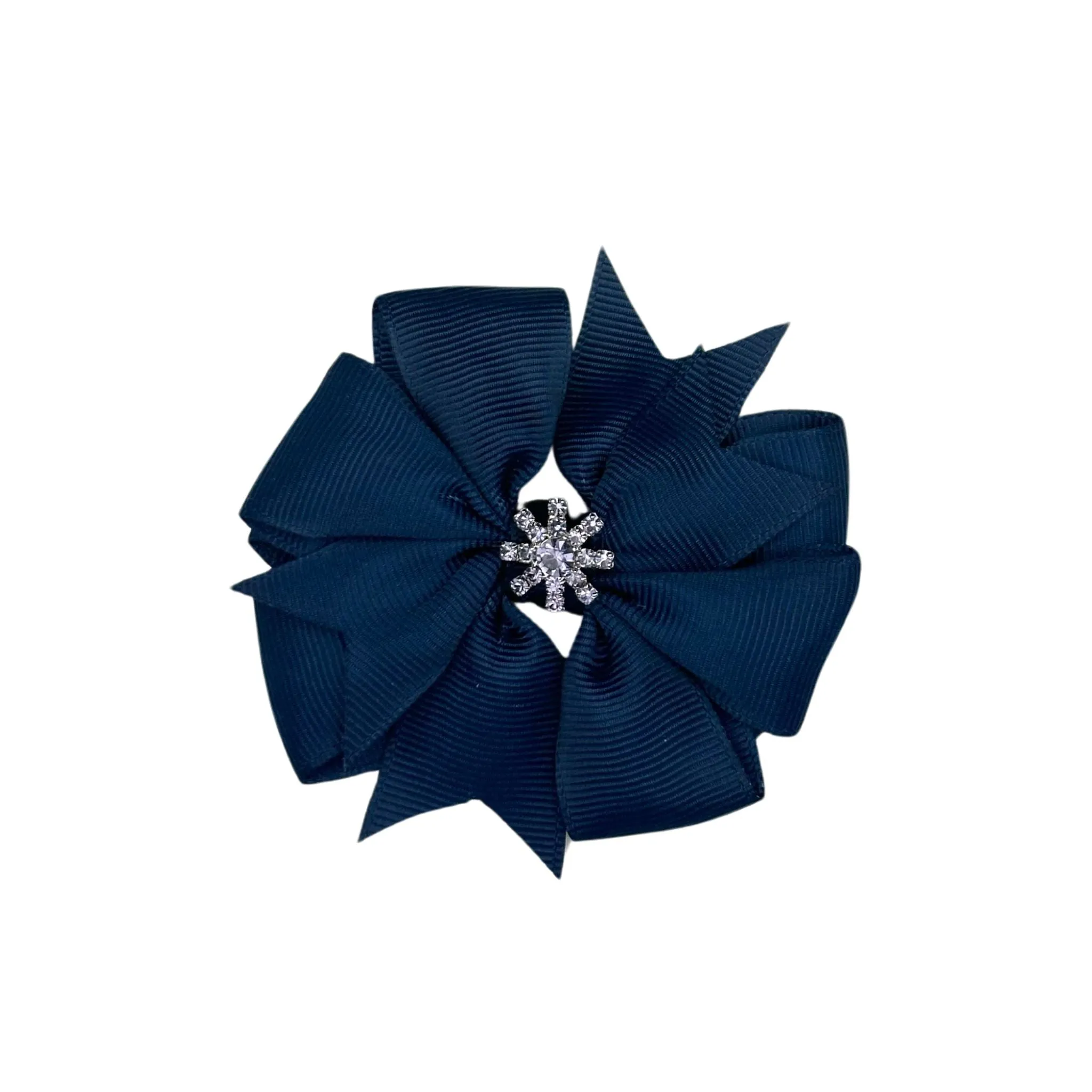 Dog Collar Bow: Blueberry Gem Dog Collar Bow