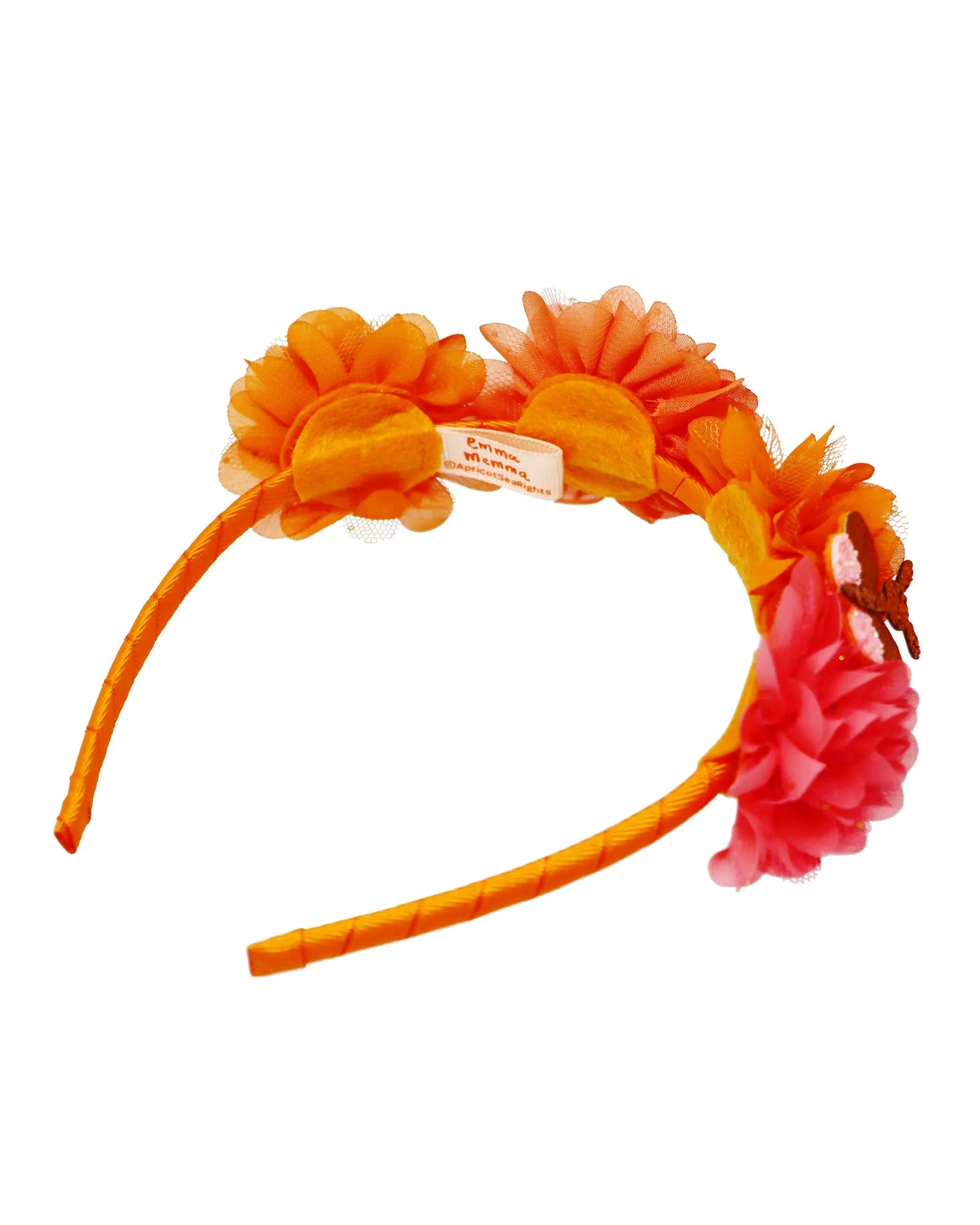 Emma Memma Floral Butterfly Headband