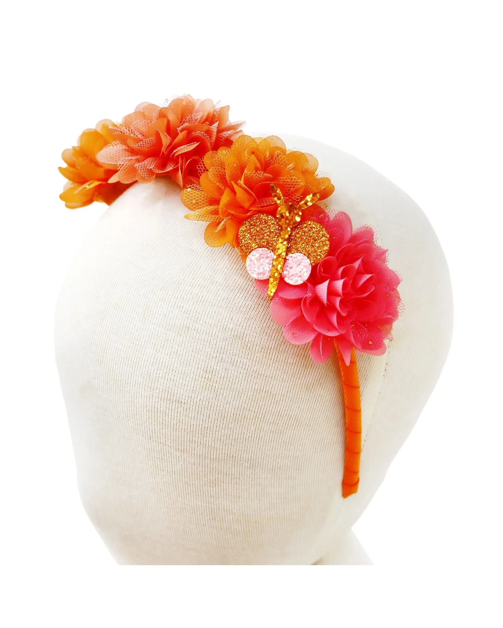 Emma Memma Floral Butterfly Headband