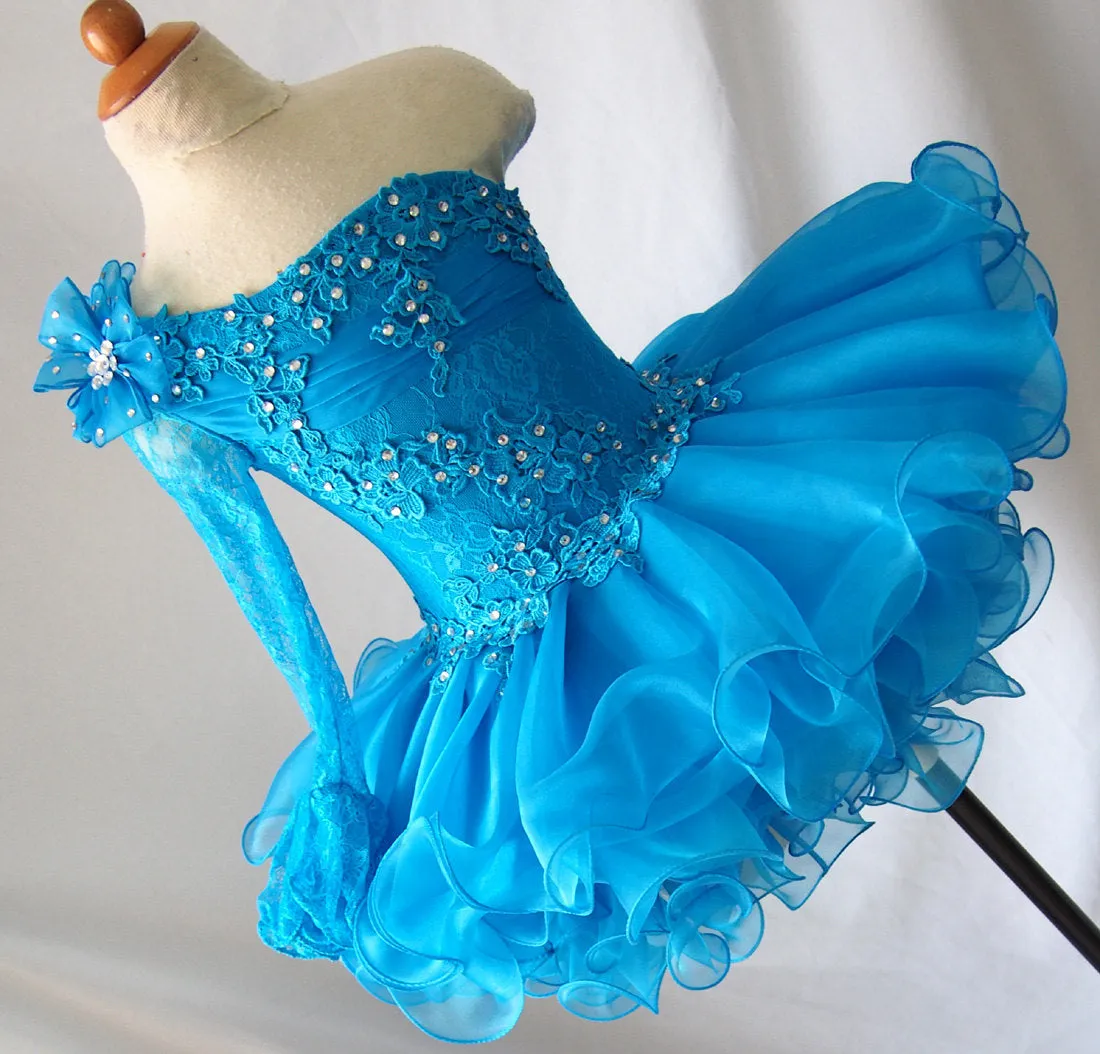 Infant/toddler/baby/children/kids glitz Girl's Pageant Dress for birthday,bridal,gift, G086