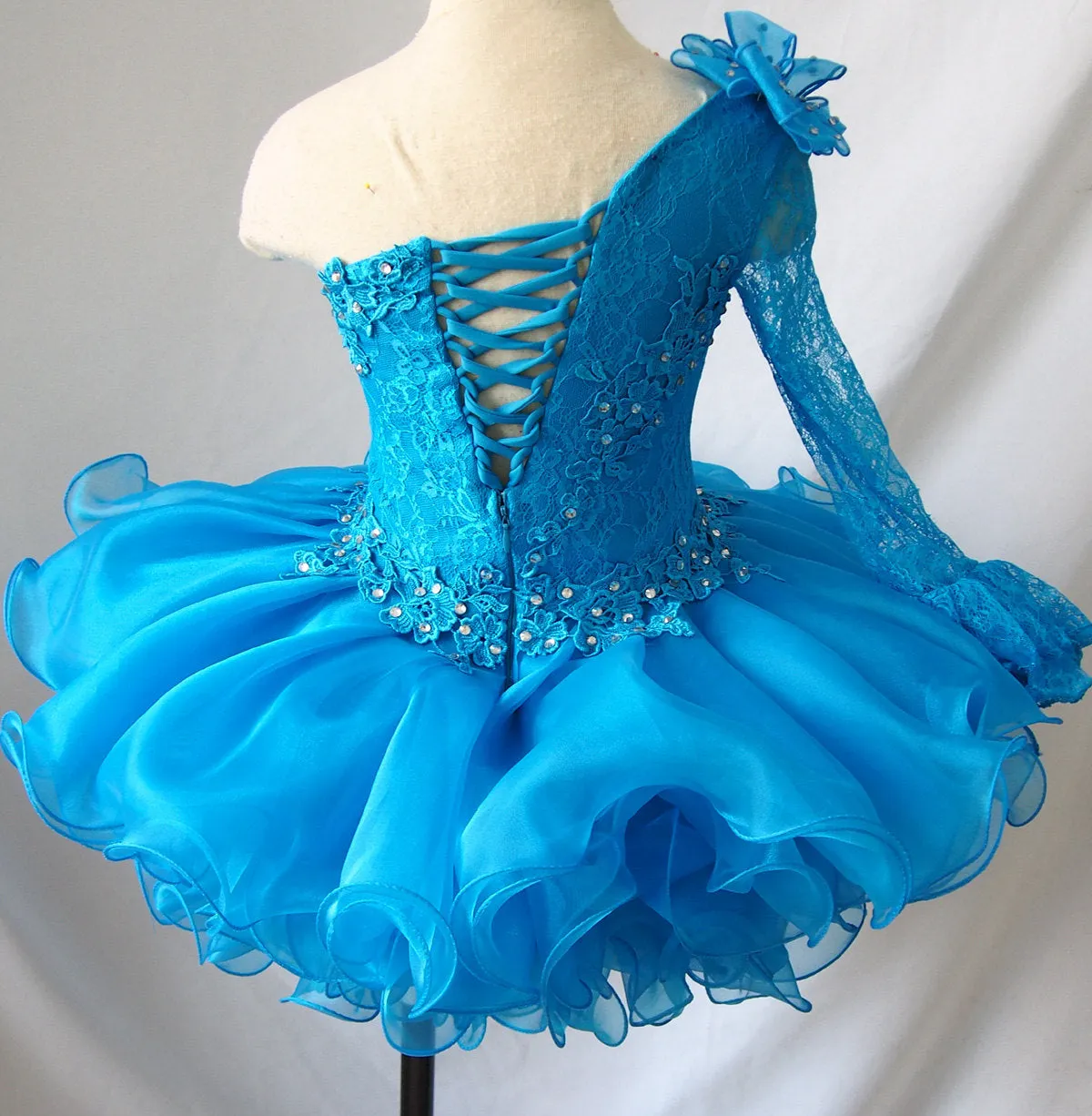 Infant/toddler/baby/children/kids glitz Girl's Pageant Dress for birthday,bridal,gift, G086