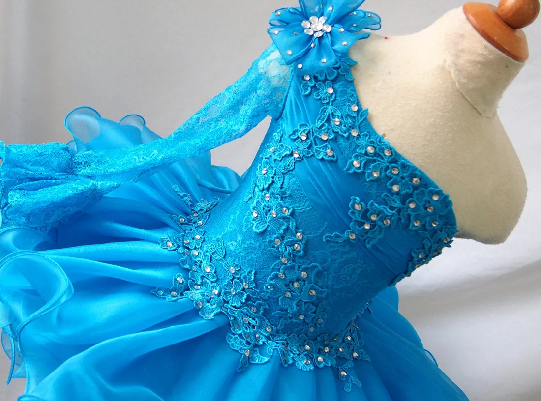 Infant/toddler/baby/children/kids glitz Girl's Pageant Dress for birthday,bridal,gift, G086