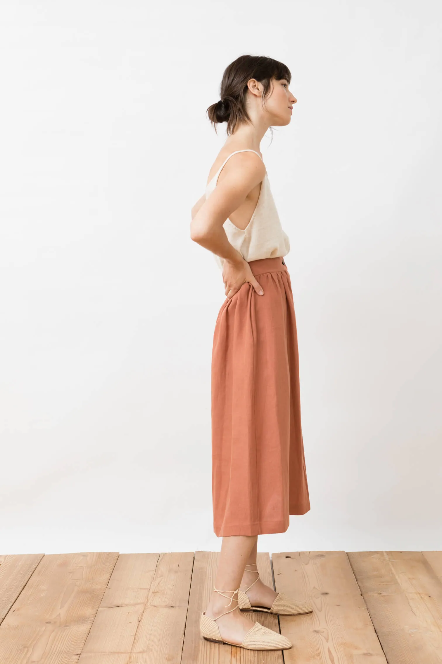knit top - agnes - ivory
