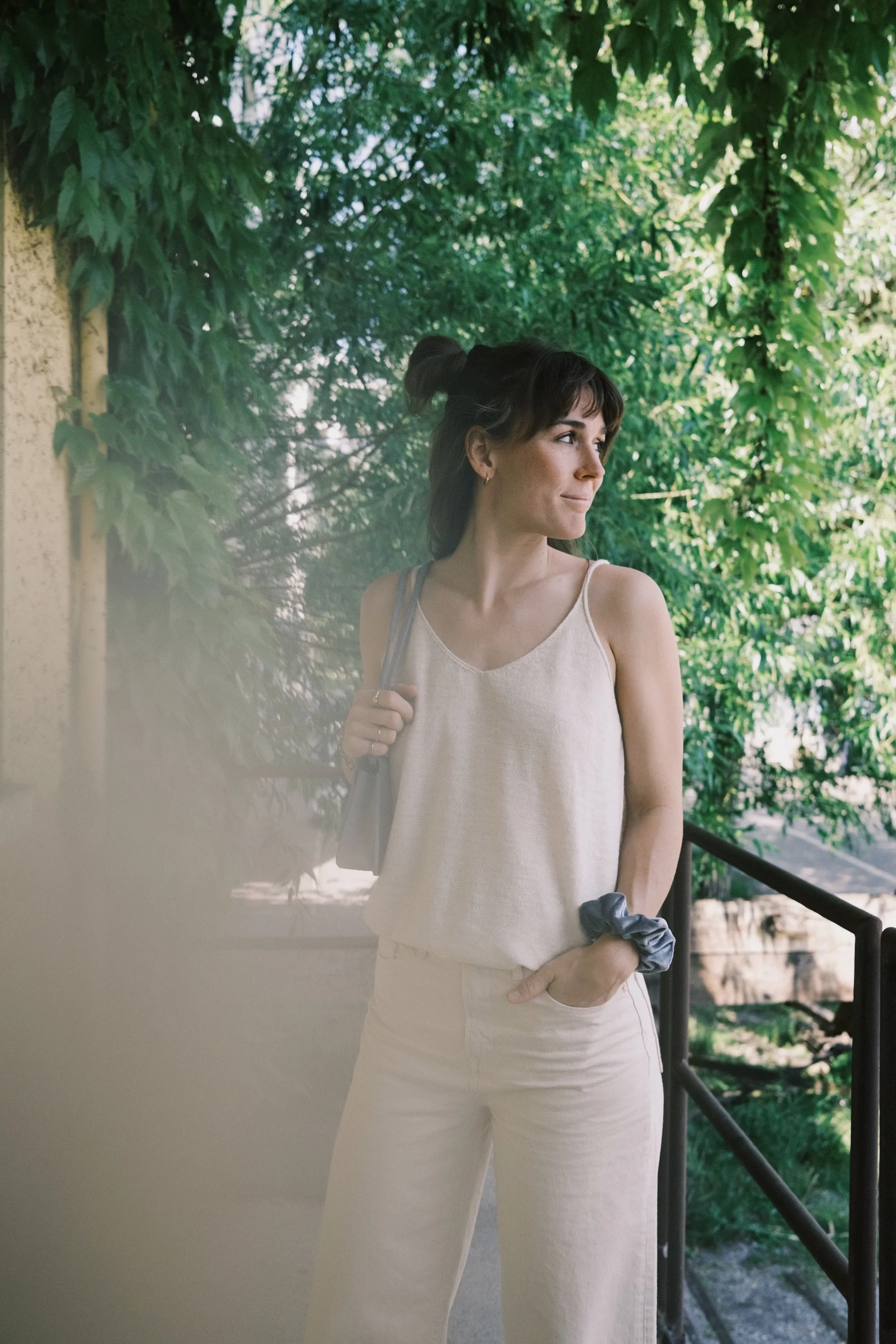 knit top - agnes - ivory