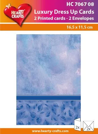 Luxury Dress Up Cards - Blue
