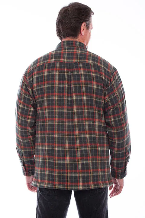 Men's Farthest Point Collection Shirt: Outdoor Flannel Plaid Forest