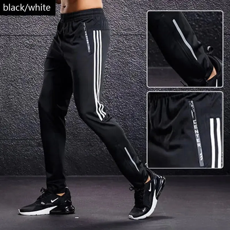 Men's Running Pants With Zipper Pockets