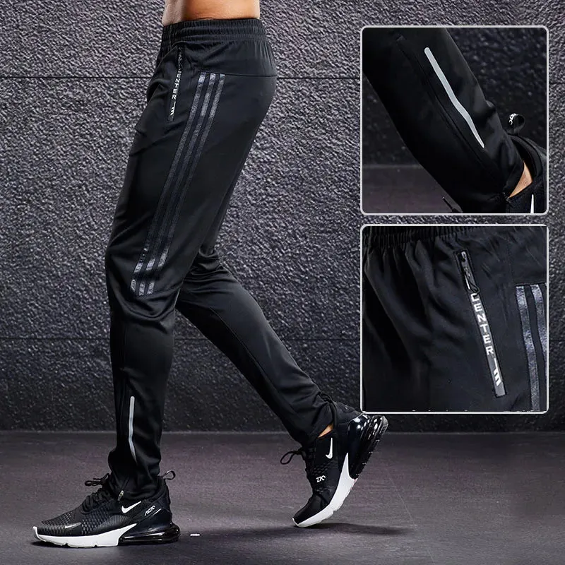 Men's Running Pants With Zipper Pockets