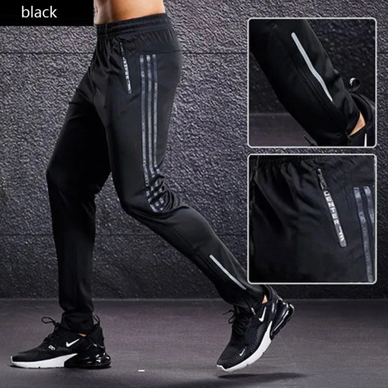 Men's Running Pants With Zipper Pockets