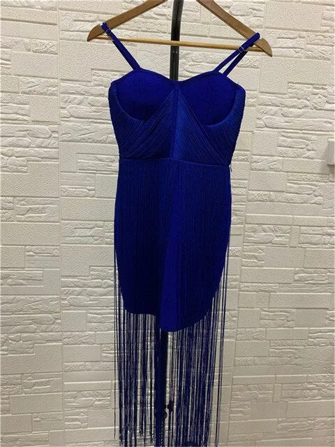 Rayon Long Bandage Evening Party dress