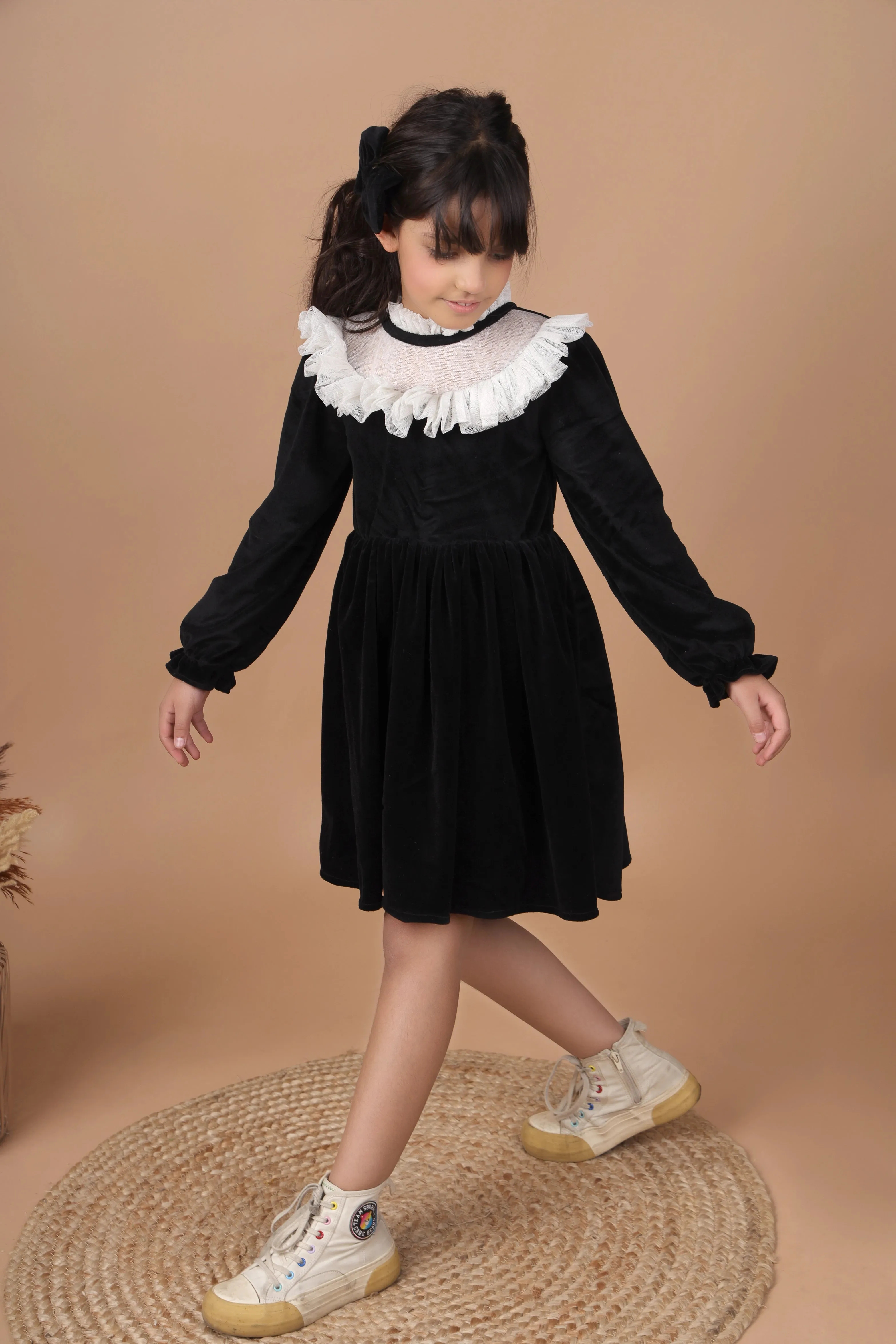 Starry Velvet Dress