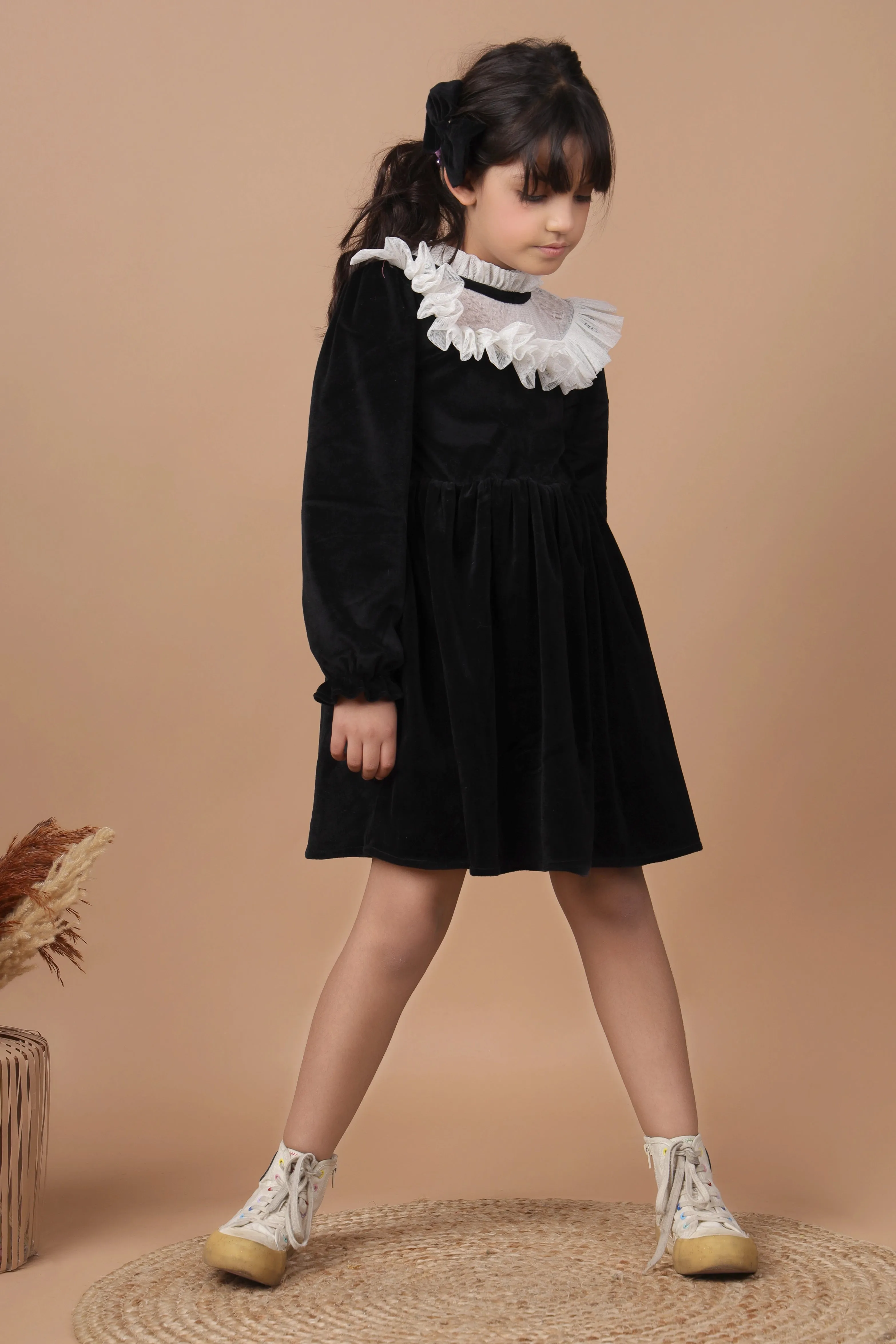 Starry Velvet Dress