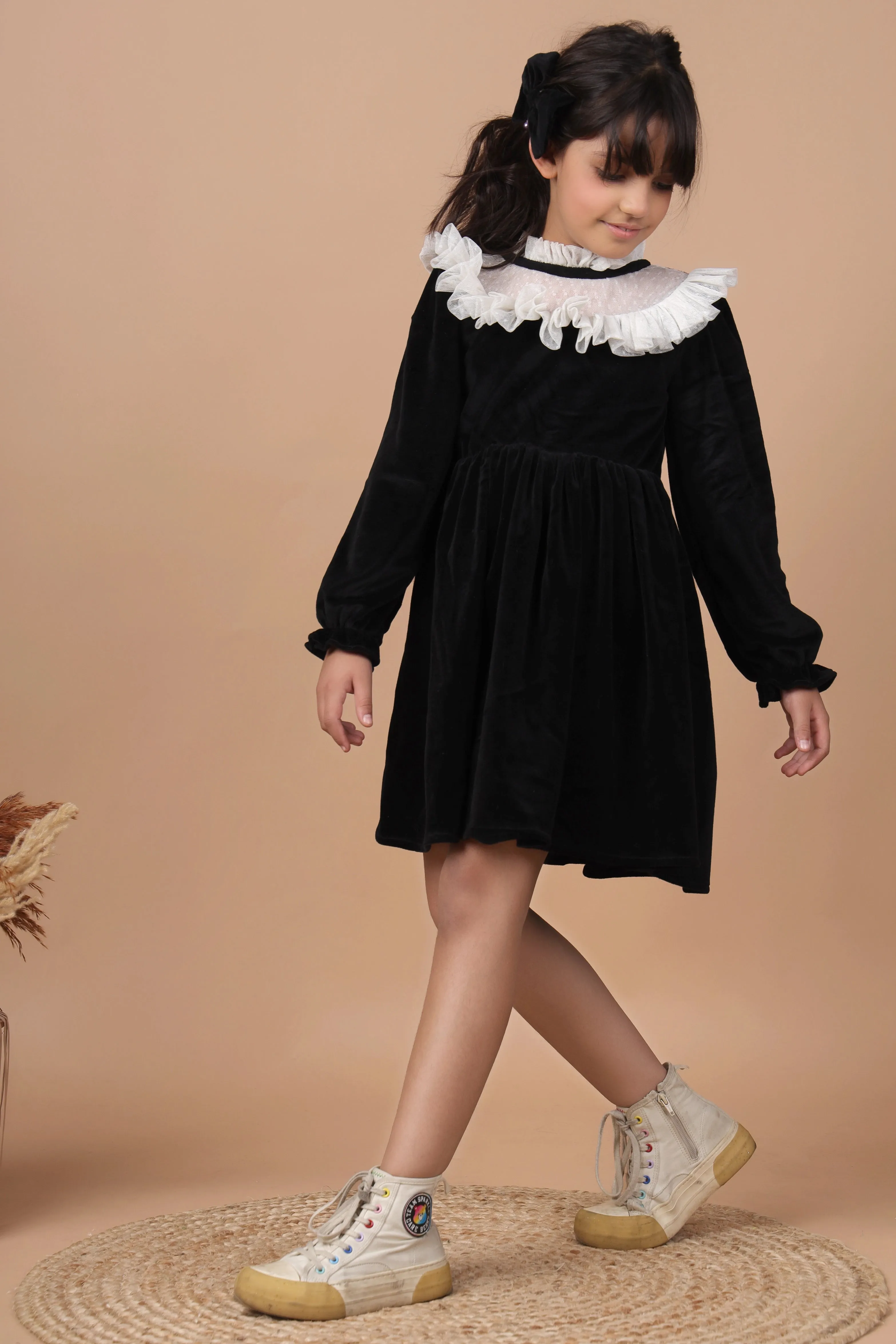 Starry Velvet Dress