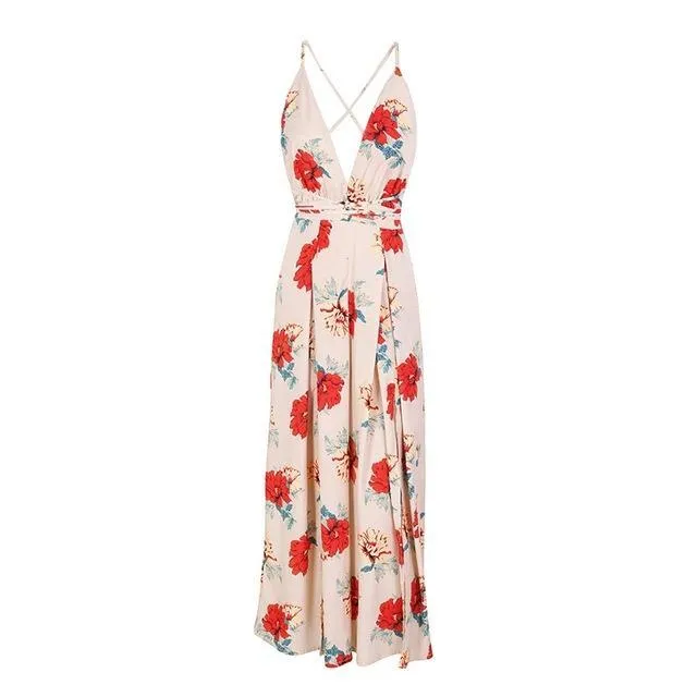 Women Backless Cami Jumpsuit