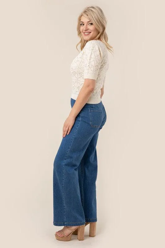 Zara Crochet Knit Top
